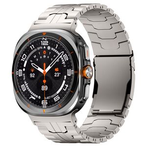 F�r Samsung Galaxy Watch Ultra 47mm Three Bead Metall Armband Titan