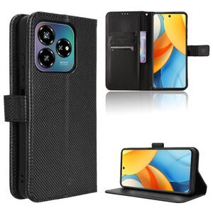 Fr ZTE Blade V60 Vita / Axon 60 Lite Design Kunst Leder Hlle Schwarz