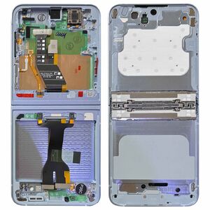 Samsung Display LCD Mittelrahmen f�r Galaxy Z Flip6 GH82-35016C Ersatzteil Blau