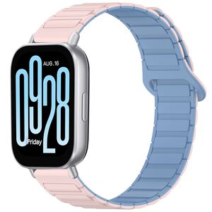 F�r Xiaomi Redmi Watch 5 Active Two Color Magnetisches Armband Rosa
