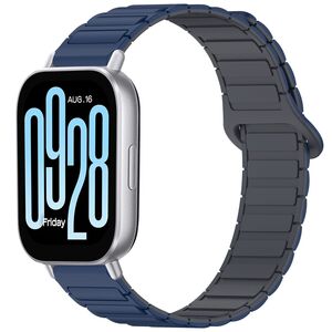 F�r Xiaomi Redmi Watch 5 Active Two Color Magnetisches Armband Blau