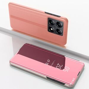 F�r Xiaomi 14T View Spiegel Handy Smart Wake UP Funktion H�lle Pink