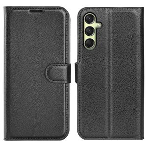 F�r Samsung Galaxy A16 Kunstleder Book Wallet Tasche H�lle Schwarz