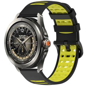 Fr Xiaomi Watch S4 Sport Design Two Color Silikon Armband mit Schnellverschluss
