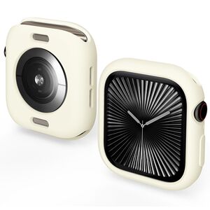 Fr Apple Watch Series 11 / 10 42mm Candy TPU Gehuse Hlle Beige