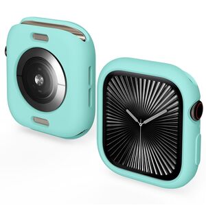 F�r Apple Watch Series 11 / 10 42mm Candy TPU Geh�use H�lle T�rkis