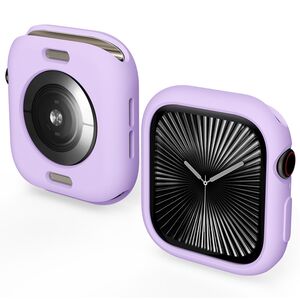 Fr Apple Watch Series 10 42mm Candy Design TPU Gehuse Hlle Lila