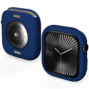 F�r Apple Watch Series 10 46mm Candy Design TPU Geh�use H�lle D- Blau