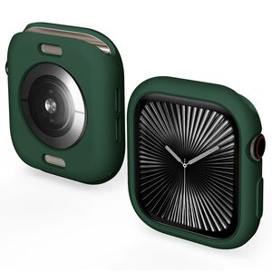 Fr Apple Watch Series 10 46mm Candy Design TPU Gehuse Hlle D- Grn