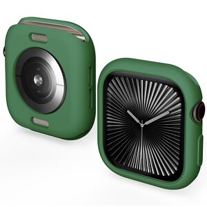 F�r Apple Watch Series 10 46mm Candy Design TPU Geh�use H�lle Gr�n