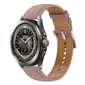 Fr Xiaomi Watch S4 Sport Echt Leder Armband mit Edelstahl-Schnellverschluss