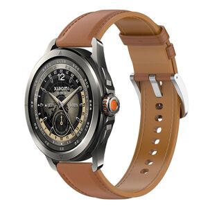 Fr Xiaomi Watch S4 Sport Echt Leder Armband mit Edelstahl-Schnellverschluss
