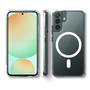 F�r Samsung Galaxy S24 FE TPU MagSafe Schutz Handy H�lle Transparent