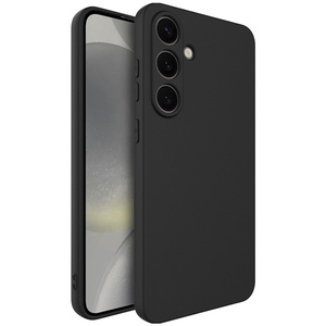 F�r Samsung Galaxy S25 Silikon TPU Schutz H�lle Cover d�nn Schwarz