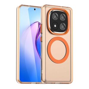 Fr Xiaomi Redmi Note 14 Pro Plus 5G Magsafe Hybrid TPU Hlle Orange