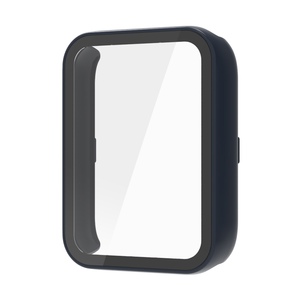 F�r Xiaomi Smart Band 9 Pro Kunststoff PC H�lle + H9 Glas Dunkelblau