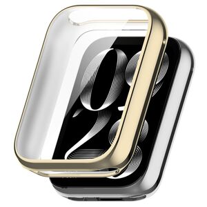 Fr Xiaomi Smart Band 9 Pro Full Cover Soft TPU Schutz Hlle Case Gold