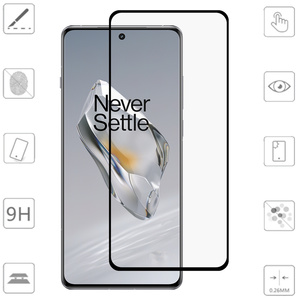 Fr OnePlus 12 1x 3D Curved Premium Display 0,3 mm Schutz Hart Glas