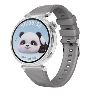 Fr Huawei Watch GT 5 41mm Design 18mm Sport Silikon Armband Grau