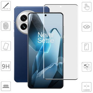 Fr OnePlus 13 4D Display Full Curved Hart Glas Folie Schutz Zubehr