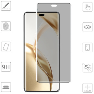 Fr OnePlus 13R 4D Privacy Display Full Curved Hart Glas Folie Schutz