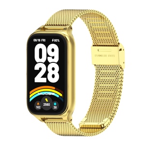 F�r Xiaomi Smart Band 9 Active / Redmi Band 3 Milanese Edelstahl Band