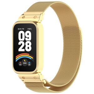 F�r Xiaomi Smart Band 9 Active / Redmi Band 3 Milanese Edelstahl Band