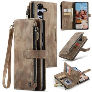 Fr Samsung Galaxy S25 Plus Kunstleder Multifunktion Tasche Hlle Case