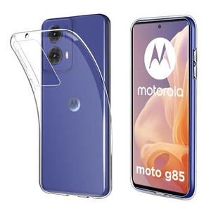 F�r Motorola Moto G85 5G Silikon TPU Schutz Handy H�lle Transparent