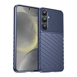 F�r Samsung Galaxy S25 Plus 5G Schockfeste Thunderbolt TPU H�lle Blau