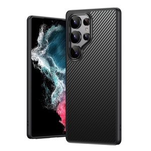 F�r Samsung Galaxy S25 Ultra MagSafe Kevlar-Faser TPU H�lle Schwarz