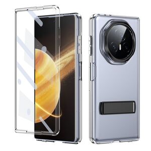 F�r Honor Magic V3 Aufstellbare TPU Hybrid PC Schutz H�lle Schwarz