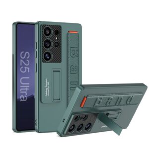 F�r Samsung Galaxy S25 Ultra GKK Ultra d�nne Band Halterung H�lle Gr�n