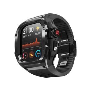 Fr Apple Watch Ultra 2 / 1 49mm Silikon Armband Metall Gehuse Hlle