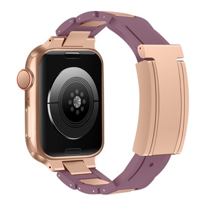 Fr verschiedene Apple Watch Modelle Design Magnetschnalle Edelstahl Armband