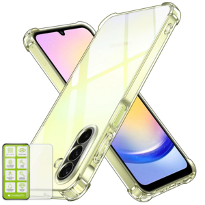 Fr Samsung Galaxy A26 5G Schock TPU Silikon Schutz Hlle + Hart Glas