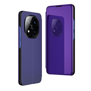 Fr Xiaomi Redmi Note 14 Pro Plus 5G View Spiegel Wake UP Hlle Lila