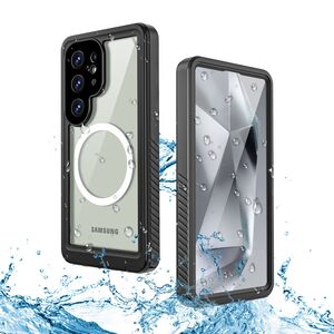 F�r Samsung Galaxy S25 Ultra MagSafe Full Wasserdichte Schutz Tasche