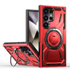 Fr Samsung Galaxy S25 Ultra Armor II MagSafe Magnet Ring Hlle Rot