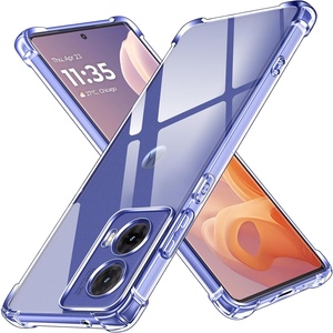 F�r Motorola Moto G85 5G Schock TPU Schutz Handy H�lle Transparent
