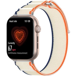 F�r Honor Watch 5 Nylon Elastisches Schnallen Klettverschluss Ersatz Armband