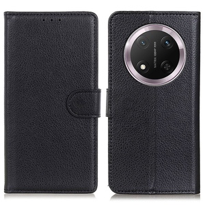 Fr Honor Magic 7 Lite / X9c Kunst-Leder Wallet Schutz Tasche Schwarz