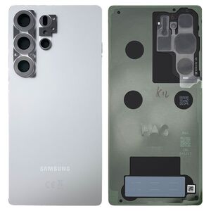 Samsung Akkudeckel fr Galaxy S25 Ultra GH82-36353C Ersatz Titanium White Silver