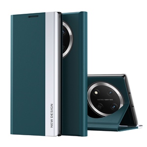 Fr Honor Magic 7 Lite / X9c Electroplated Flip Kunstleder Hlle Grn