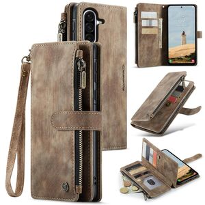 Fr Samsung Galaxy A56 / A36 Kunstleder Multifunktion Tasche Braun