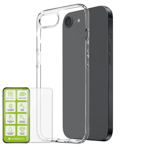 + Schutzglas f�r Apple iPhone 17e / 16e 9H TPU Set Transparent