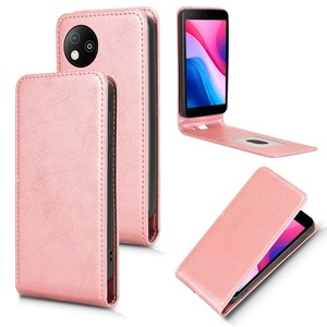 Fr ZTE Blade A35 Lite Vertikale Flip Handy Tasche Hlle Cover Rosa