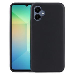 F�r Samsung Galaxy A06 5G Silikon TPU Schutz Handy H�lle Cover Schwarz