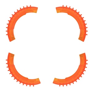 Fr DJI Avata 2 4er Set Paddle Schutz Bumper Kollision Ringe Orange