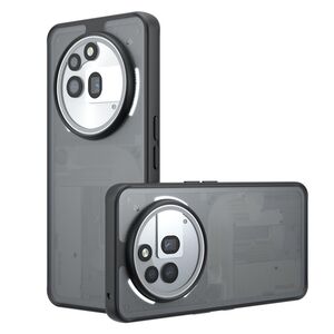 F�r Nothing Phone 3a Pro Armor Design TPU / PC Schutz H�lle Schwarz